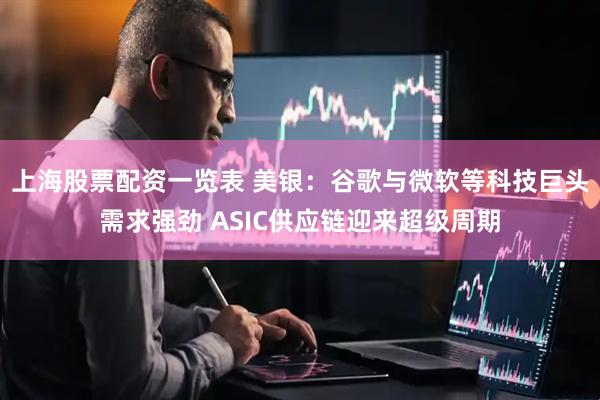 上海股票配资一览表 美银：谷歌与微软等科技巨头需求强劲 ASIC供应链迎来超级周期